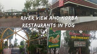 River View Restaurant and KORBA Restaurant  (Nowshera) in Fog| KORBA in Winters