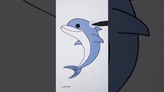 Cute Dolphin Coloring Page Sea Animal Coloring Video シ