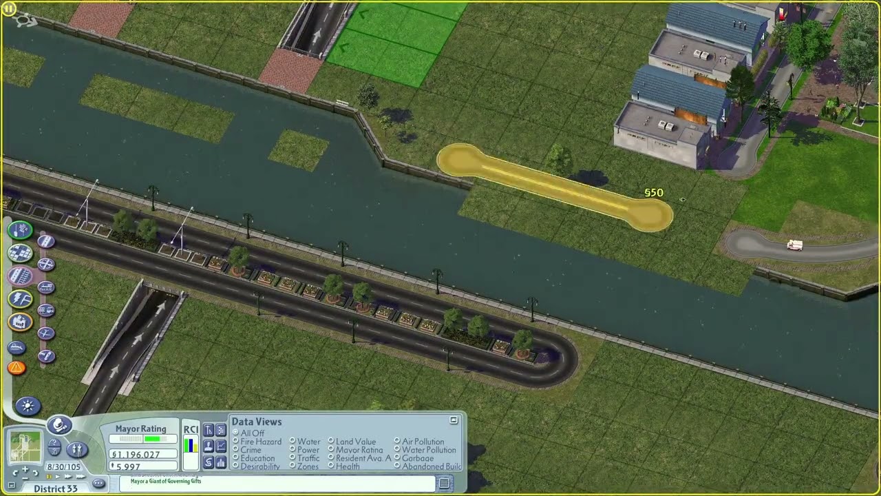 SimCity 4 Speedplay - Canal Expansion and Learning Real Highway in District 33