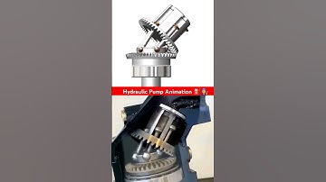 Hydraulic pump animation ⛽👩‍🔧 #animation #mechanical #engineering #3d #cad 🔥