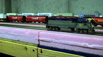 Custom Weathered Proto 2000 GP38-2 DH #7309 with Tsunami Sound