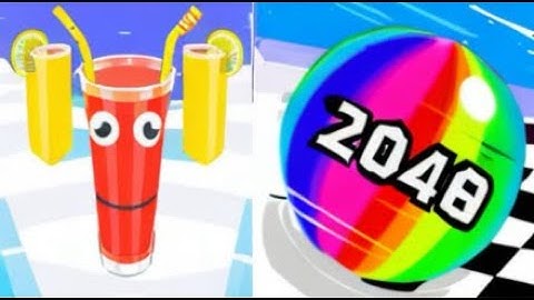 TikTok Gameplay Video 2024 - Satisfying Mobile Game Max Levels: Juice Run, Ball Run 2048 Update