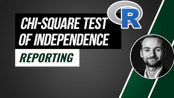 Reporting Chi Square test of Independence - results from R