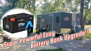New Series. A Powerful Vatrer Brand Battery Bank For Your Cargo Trailer Conversion Anyone Can Build.