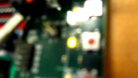 STK500 & ATmega16 PWM led at school