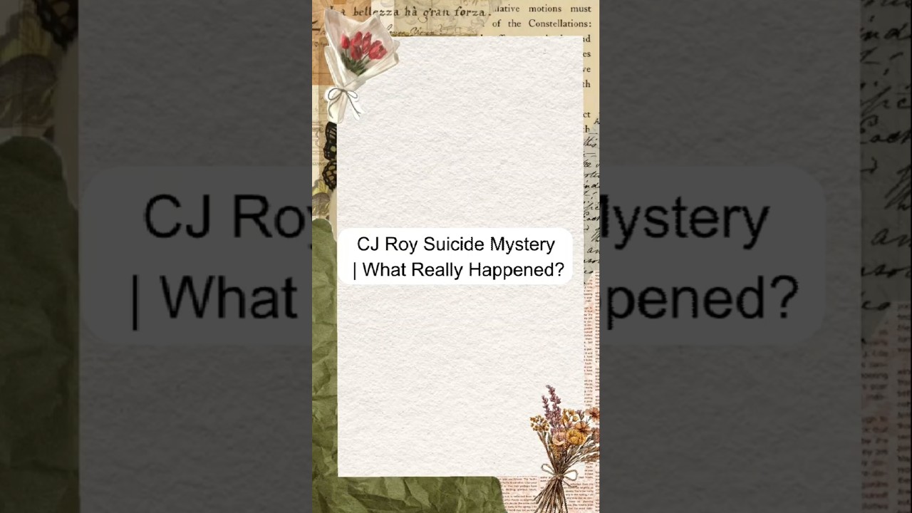 CJ Roy suicide mystery CJ Roy case explained