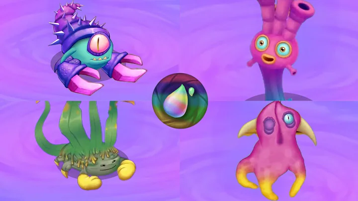 Gamma water Island - All Monsters Sounds and Animation ~ The Lost Landscapes