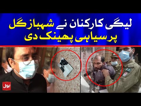 PMLN Worker Throws Ink at Shahbaz Gill | Breaking News