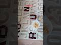 Part 1 Let’s make a resin LED name stand #makesomething #resinart #customized #beautiful #handmade