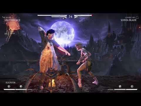 Mortal Kombat XL Leatherface vs Sonya Blade 5 round