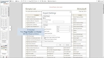 Web Reporting Tool: Export Report to Excel in HTML5 Viewer - [Shot on version 2014.1]