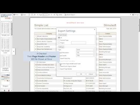 Web Reporting Tool: