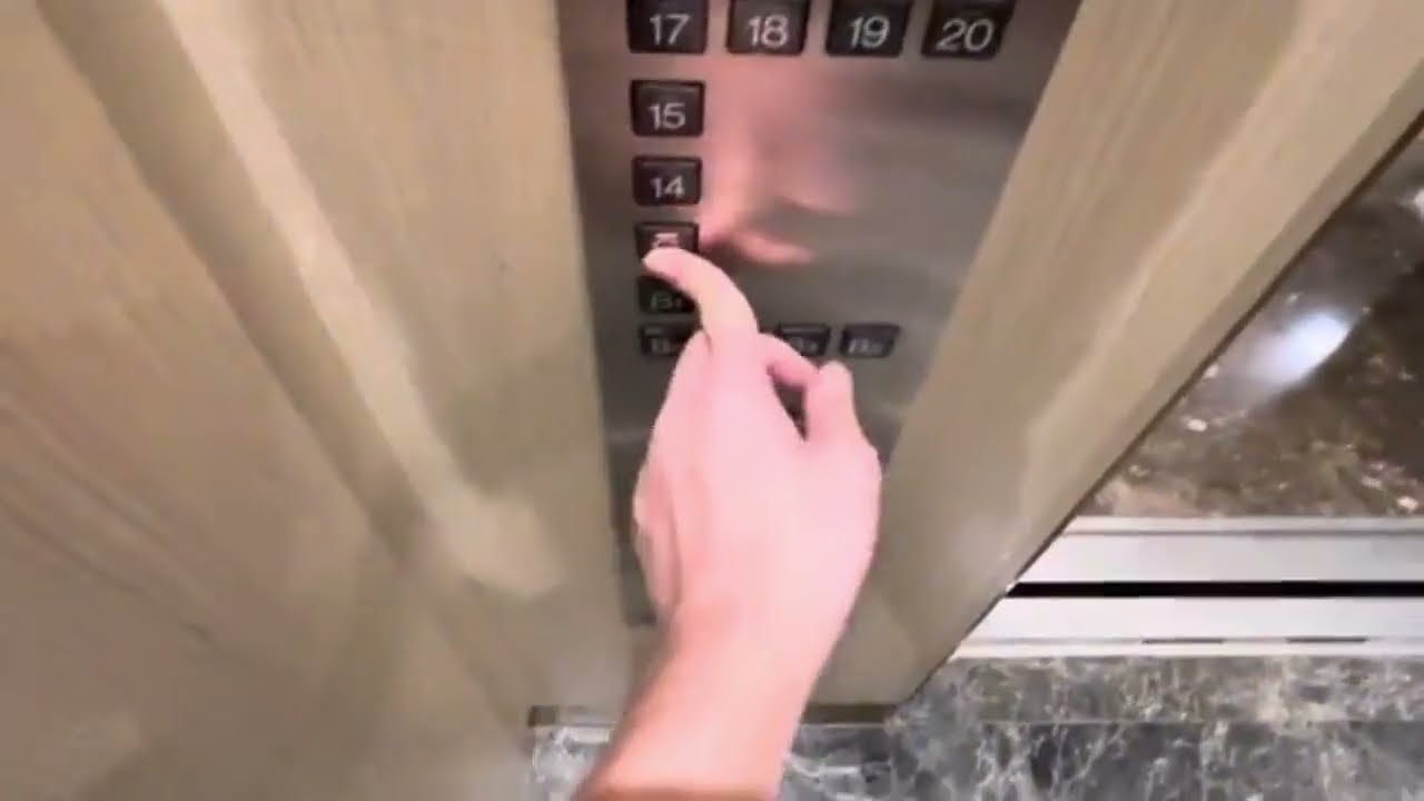 Busy Mitsubishi lift at Berjaya Times square hotel