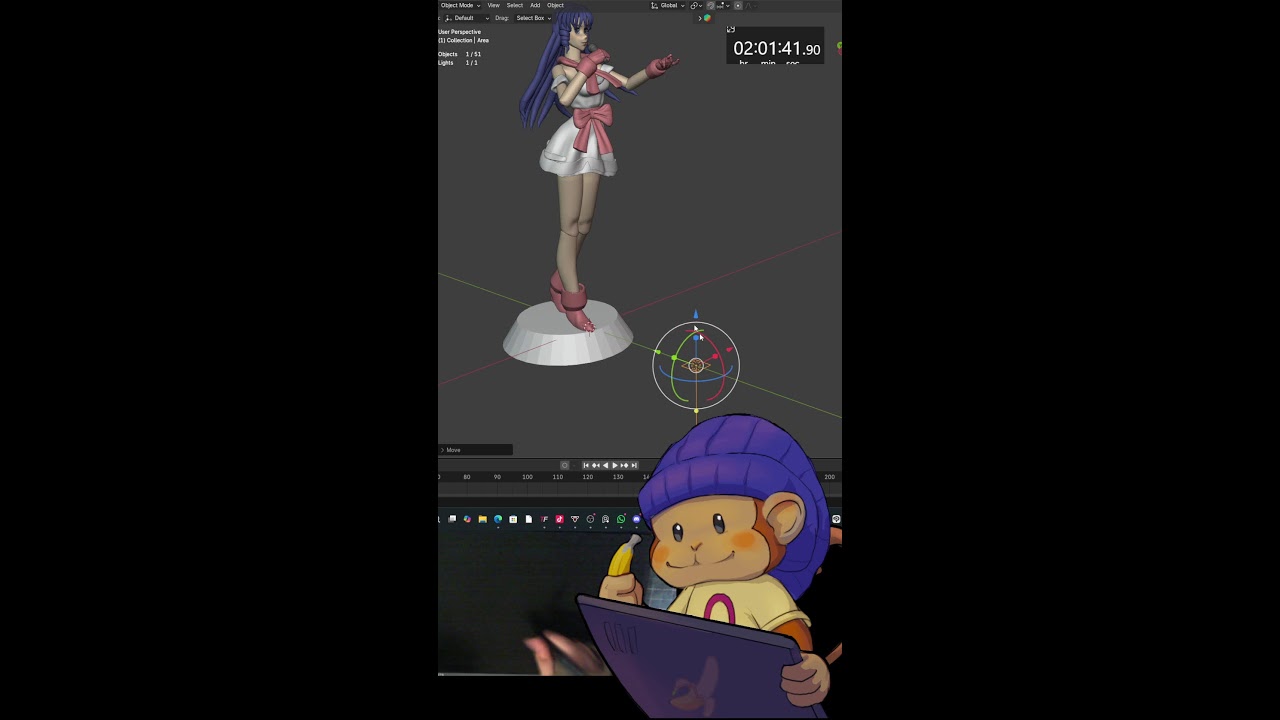 🐒💀 Escultura rápida en vivo 🔥