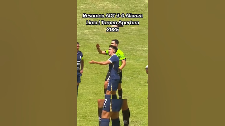 Resumen del #alianzalima 0 vs #adt 3 , partido de la #liga1max  29/03/2025