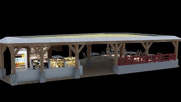 Blender 3D Mega Tutorial St.Michel coffeshop part1