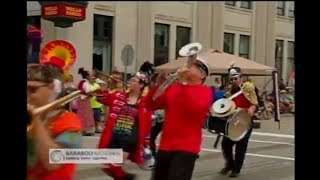 Forward! Marching Band at Baraboo Big Top Circus Parade 2017