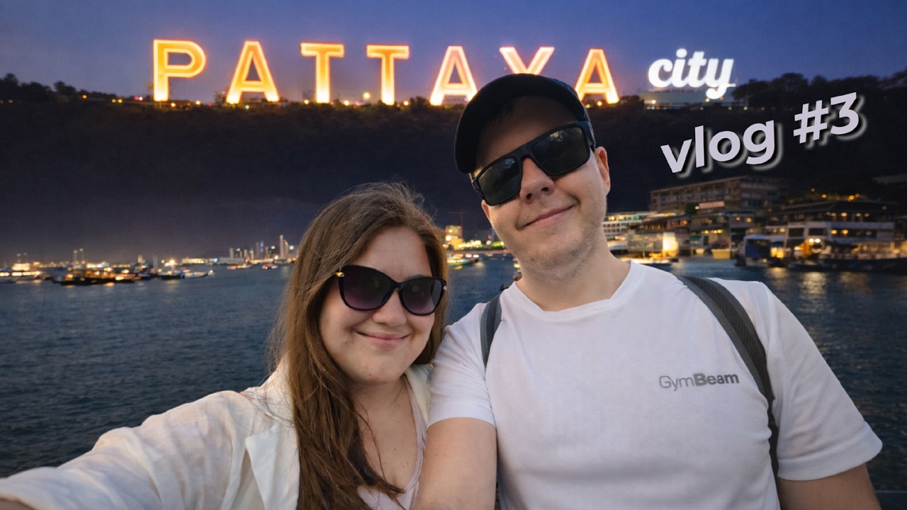 Stoupáme k ikonickému nápisu v Pattayi | Masáže za 130 Kč na hodinu | Thajsko 2026