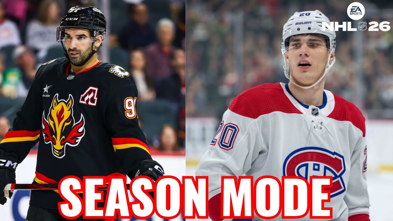 NHL 26 - SEASON MODE MONTREAL CANADIENS GAME 8 VS CALGARY FLAMES