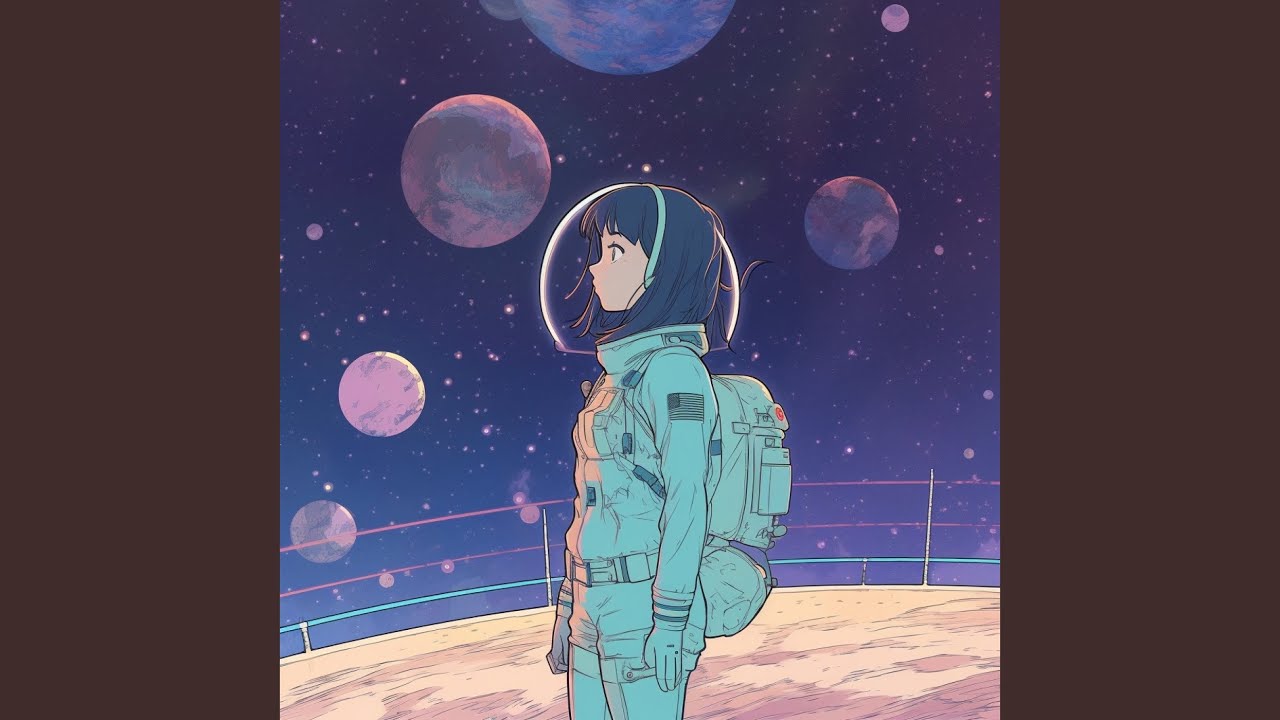 Astronaut Anime Girl Live Wallpaper
