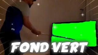 Fond Vert Meme Mohamed Henni Qui Ce Une Télé, Nul Germain. Green Screen