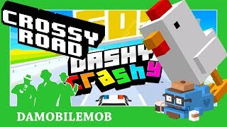 ★ Crossy Road meets Dashy Crashy | Collect 100 Crossy Coins to keep the Chicken