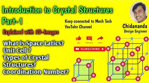 Engineering Materials Crystal structures -1