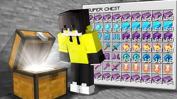 Minecraft, But Chests Gives OP Items