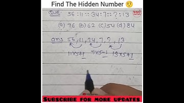 Reasoning analogy test 😮||Number series question 🤨||#ssc #shortvideo #numberanalogy #numberseries