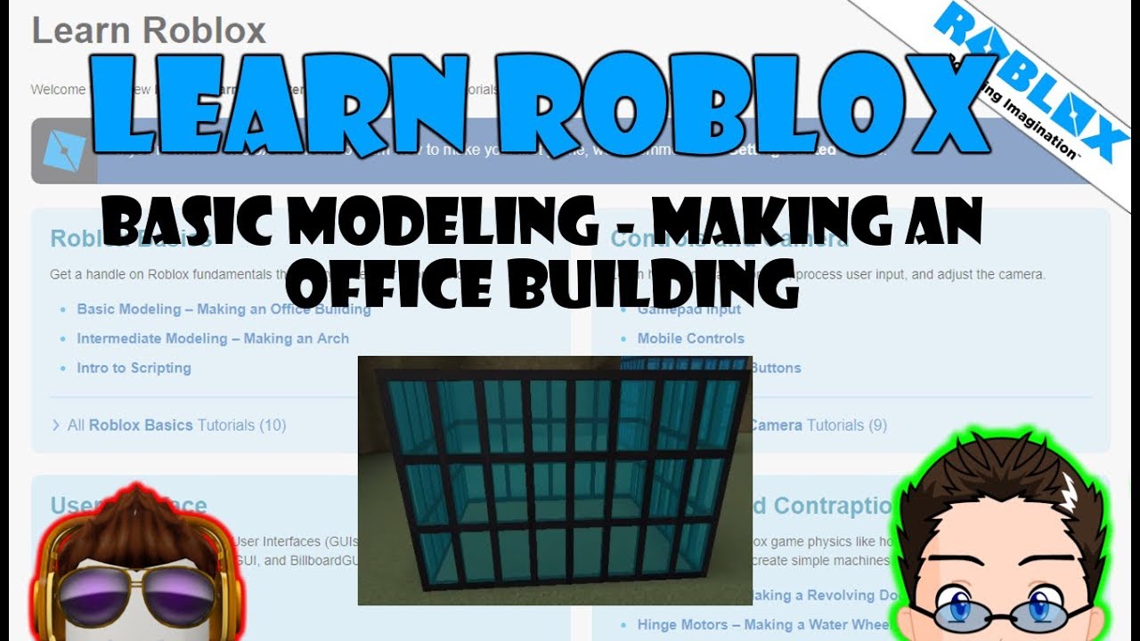 Learn Roblox Basic Modeling Making An Office Building Youtube - roblox office model