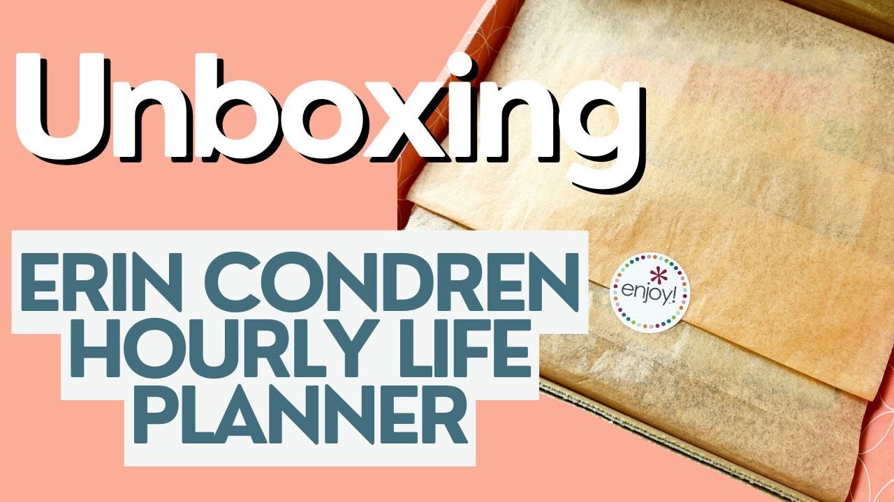 Unboxing | Erin Condren Sent Me An Hourly Life Planner!