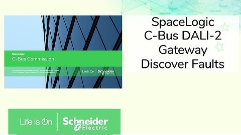 C-Bus DALI-2: Discover Faults