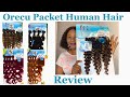 Packet Human Hair Piano Color Deep Wave Review|Orecu Hair Review