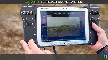 Tethered drone systems AirMast flight control demo