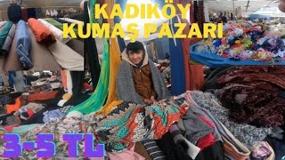 Kadıköy kumaş pazarı 5-10 TL parçalar / ucuz perde ve kumaş / kadıköy cuma pazarı ve bit pazarı