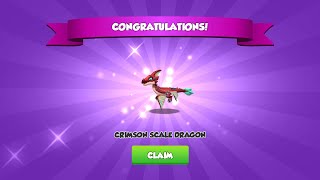 #DML Finally I got CRIMSON SCALE DRAGON - Dragon Mania Legends