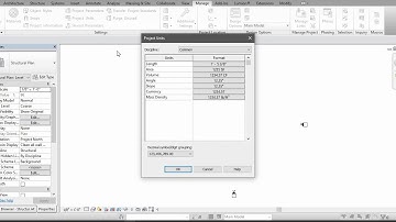 How to change units in revit