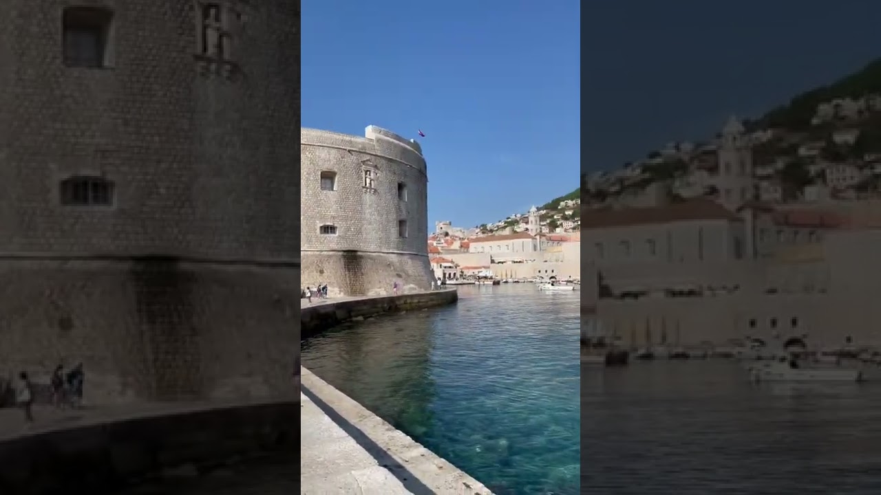 Dubrovnik water view from extended land Croatia YouTube