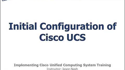 Cisco UCS | Initial configuration of Cisco unified computing system | #ciscoucs #virtualization