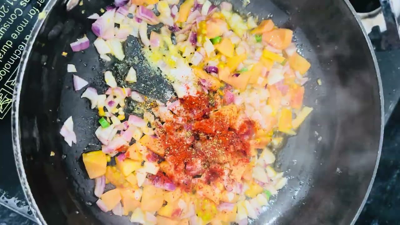 Desi style tadke wale sweet corn 🌽🌶️🍅