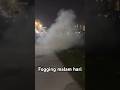 Night fogging #fogging #foggingnyamuk #fumigacion #nyamuk #fogmachine #malaria #fogger #af35