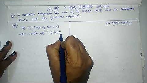 11th maths |Basic Algebra |Exercise :2.4(2)