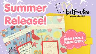 Kellofaplan Summer Release Flip Through | Sticker Books &amp; Planner Covers