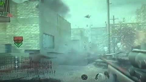 Call Of Duty 4: No Scope Collateral Across Map