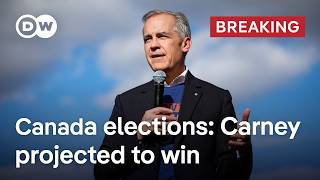 Liberal Party projected to win Canadian elections, says Canada's public broadcaster | DW News