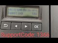 How to fix Support Code 1366 on Canon G2020 G1020 G3020