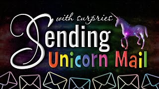 Royal Mail? No. Pure Magic Unicorn Mail Decorating Postcards And Envelopes