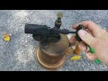 How to run a antique Gasoline blowtorch