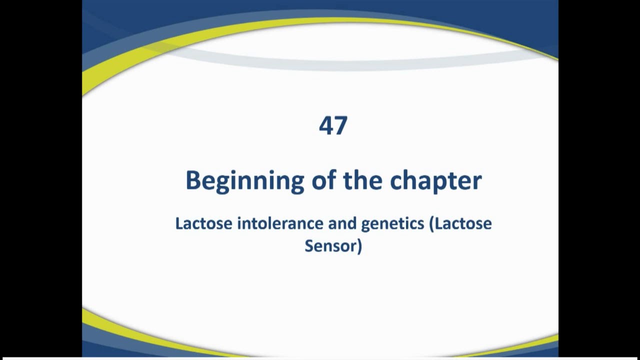 Chapter 47 Lactose intolerance and Lactose Sensor YouTube
