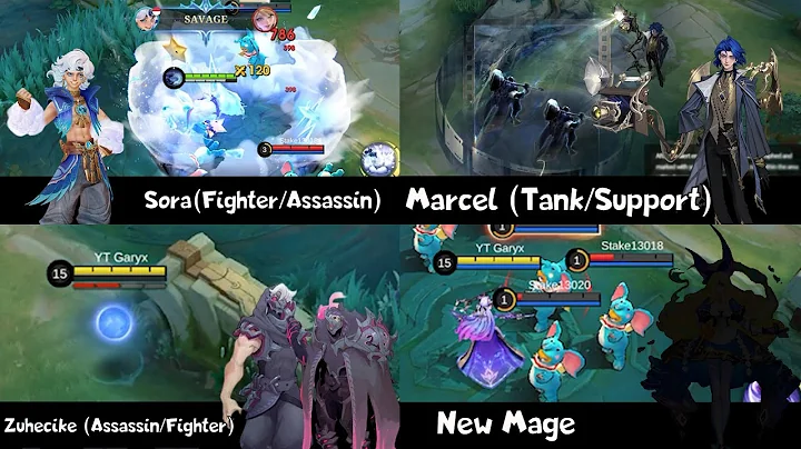 MLBB NEW HERO MLBB - 3 NEW HERO SORA, NEW HERO MARCEL, ZUHECIKE, MAGE MOBILE LEGENDS NEW HERO 2025